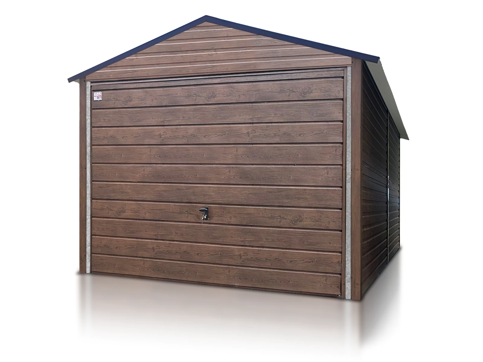 Einzelgarage 3x4m Holzoptik Satteldach