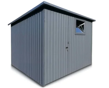 Gerätehaus 300 x 300 cm Pultdach Graphit