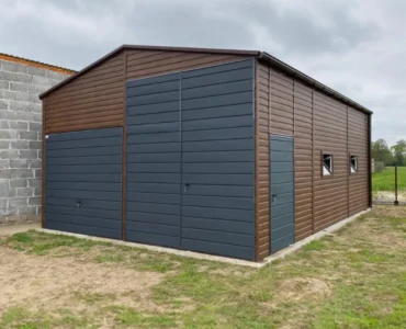 Halle aus Blech 600 x 800 cm Stahlkonstruktion Zelthalle