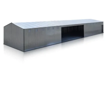 Halle aus Blech 2700 x 1000 cm Stahlkonstruktion Zelthalle