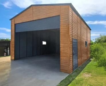 Halle aus Blech 600 x 800 cm Carport Lager