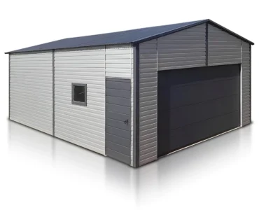 Halle aus Blech 600 x 850 cm Carport Lager oderne