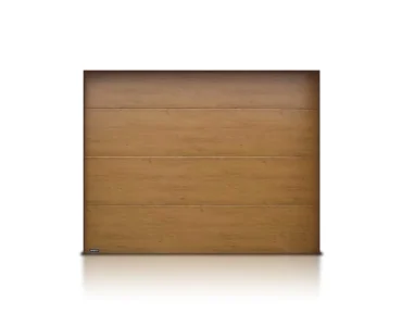 Angebot fuer Sektionaltore Sektionaltor 450 x 300 cm Holzoptik Goldene Eiche