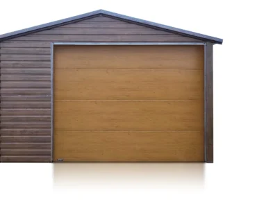 Angebot fuer Sektionaltore Sektionaltor 450 x 300 cm Holzoptik Goldene Eiche