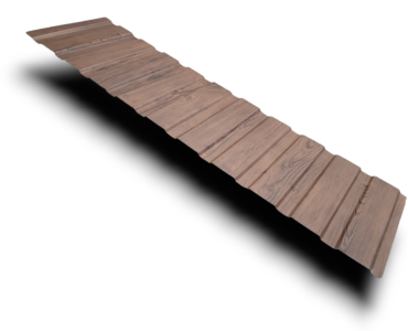 Trapezbleche T7 Holzoptik Walnuss dunkel