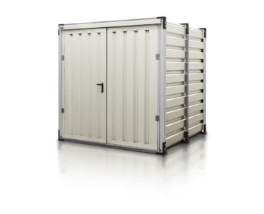 Lagercontainer 2 m Grauweiß RAL 9002