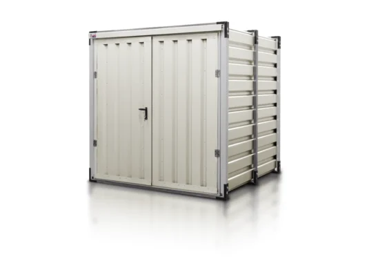 Lagercontainer 2 m Grauweiß