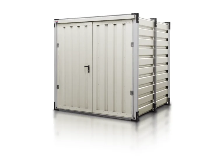 Lagercontainer 2 m Grauweiß