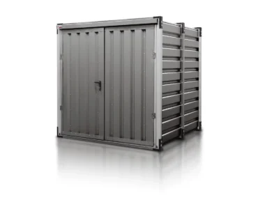 Lagercontainer 2 m Silber RAL 9007