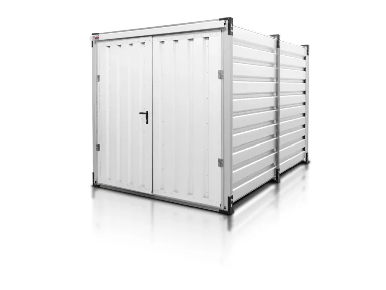 Lagercontainer 3 m Weiß