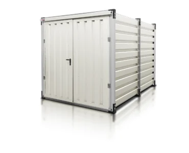 Lagercontainer 3 m Grauweiß RAL 9002