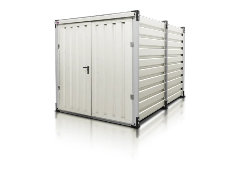 Lagercontainer 3 m Grauweiß