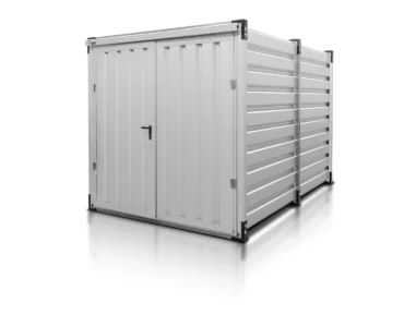 Lagercontainer 3 m Aluminium RAL 9006