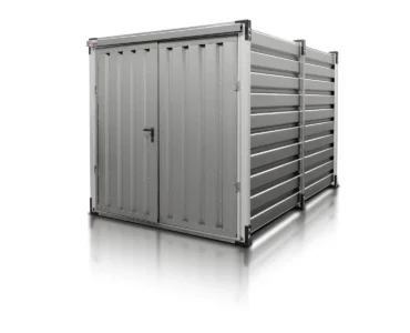 Lagercontainer 3 m Silber RAL 9007