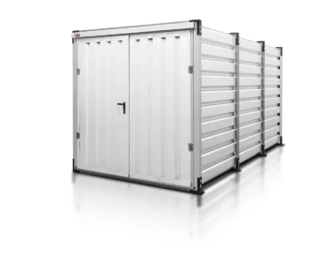 Lagercontainer 4 m Weiß RAL 9010