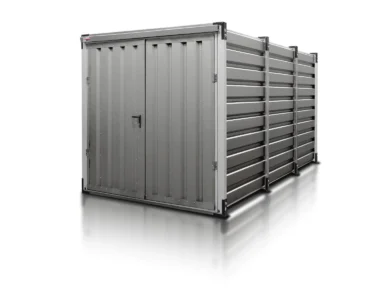 Lagercontainer 4 m Silber RAL 9007