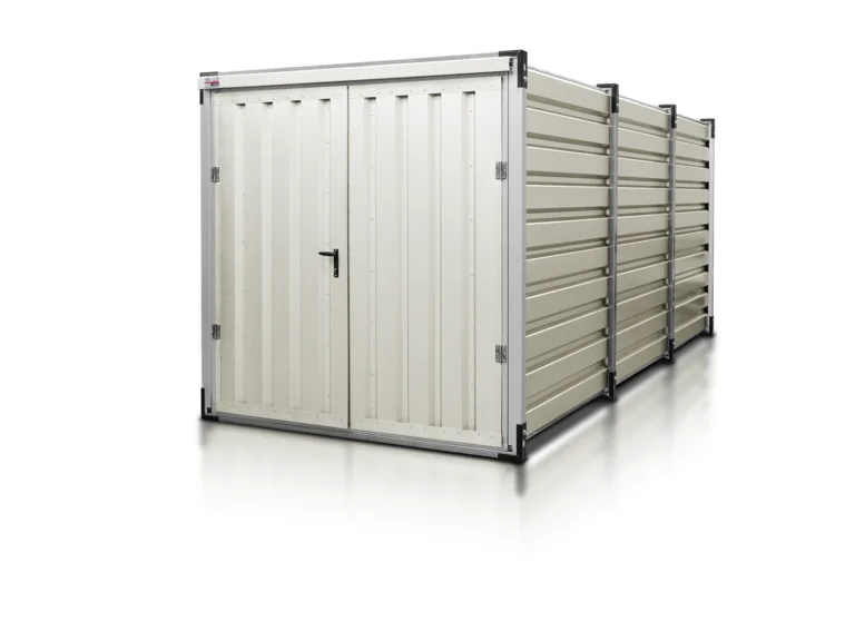 Lagercontainer 6 m Grauweiß