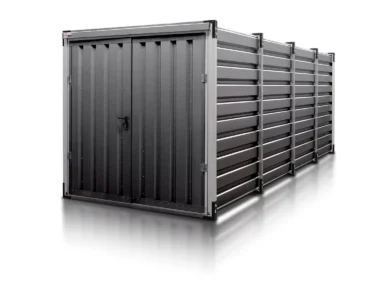 Lagercontainer aus Blech Lagercontainer 6 m Anthrazit RAL 7016