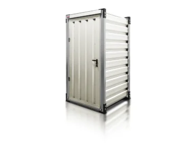 Lagercontainer aus Blech Lagercontainer 1.2 m Grauweiß RAL 9002