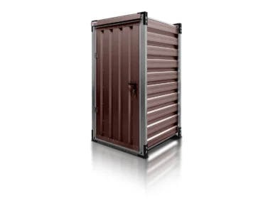 Lagercontainer aus Blech Lagercontainer 1.2 m Dunkelbraun RAL 8017