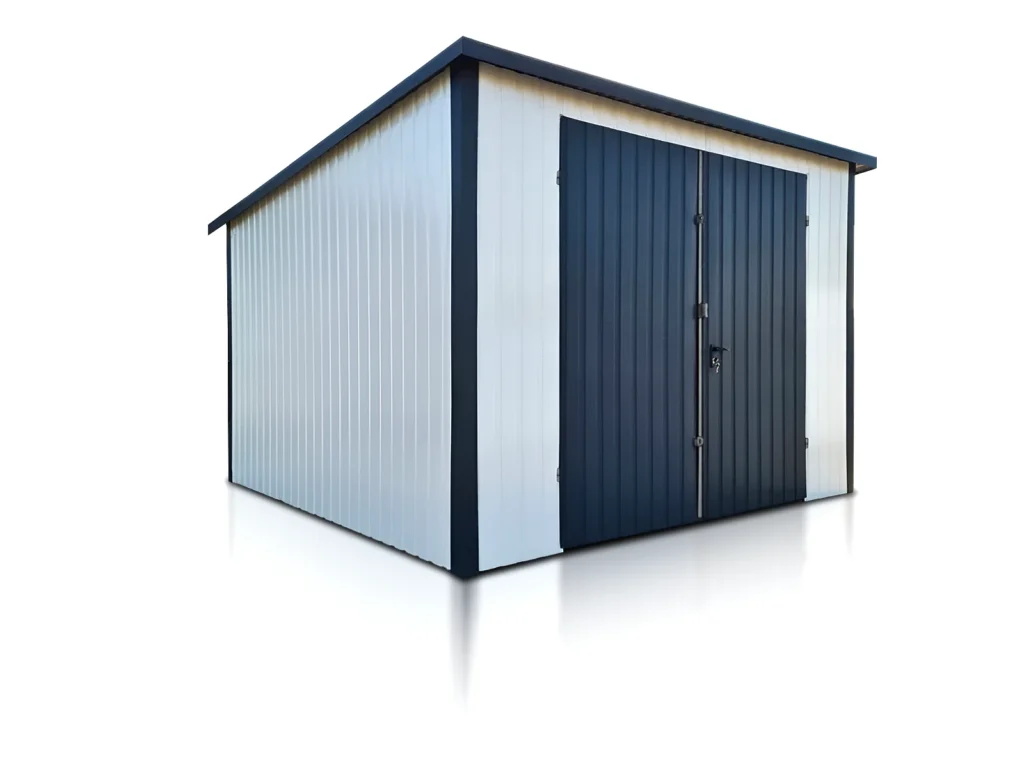 Blechgarage Gartenhaus 9