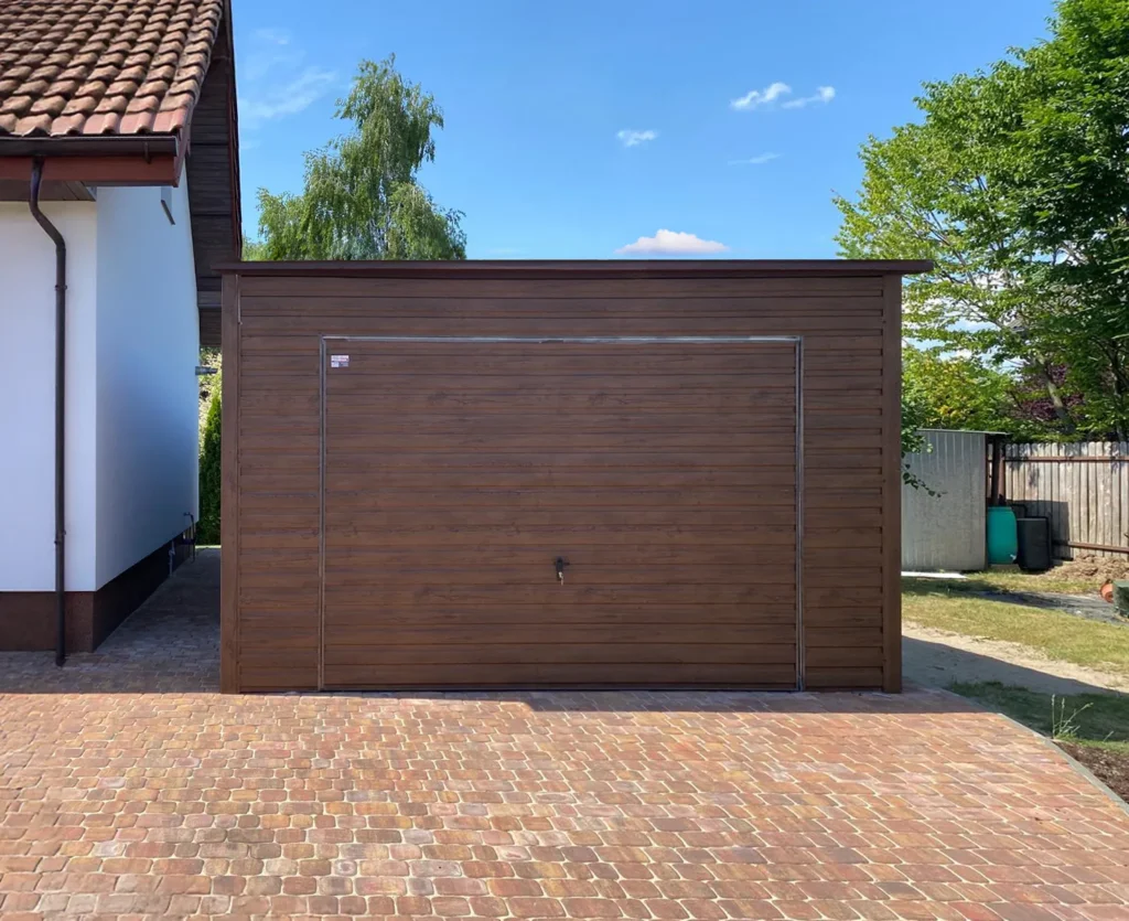 Blechgaragen Oberhausen pultdach