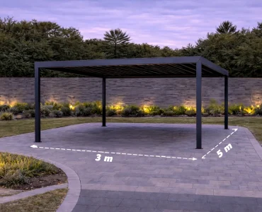 Carports Carport 3x5 Aluminium Autoüberdachung