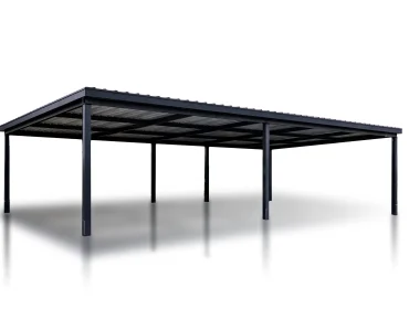 Carports Carport 10×5 Aluminium Autoüberdachung