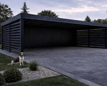 Carports Carport 7x5 Aluminium Autoüberdachung