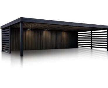 Carports Carport 9x6 Aluminium Autoüberdachung