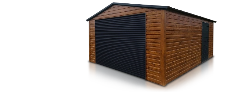 Blechgaragen mit Rolltoren